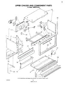 06 - Upper Chassis And Components parts for Whirlpool Range RM955PXLW1 from AppliancePartsPros.com