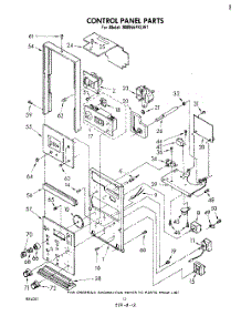 07 - Control Panel parts for Whirlpool Range RM955PXLW1 from AppliancePartsPros.com