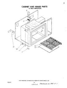 08 - Cabinet And Hinge parts for Whirlpool Range RM955PXLW1 from AppliancePartsPros.com