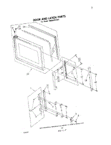 11 - Door And Latch parts for Whirlpool Range RM955PXLW1 from AppliancePartsPros.com