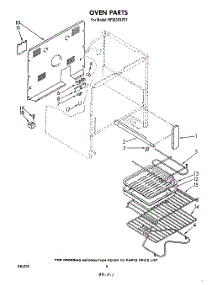 05 - Oven , Literature And Optional parts for Whirlpool Range RF363PXPT1 from AppliancePartsPros.com