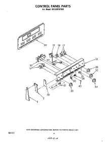 03 - Control Panel parts for Whirlpool Range RF330PXPW0 from AppliancePartsPros.com