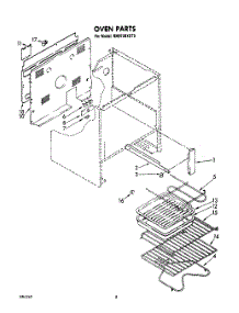 05 - Oven(Continued) parts for Whirlpool Range RM973BXST0 from AppliancePartsPros.com