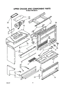 06 - Upper Chassis And Component parts for Whirlpool Range RM973BXST0 from AppliancePartsPros.com