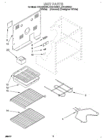 04 - Unit parts for Whirlpool Range RF314BXBQ1 from AppliancePartsPros.com