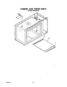 10 - Cabinet And Hinge parts for Whirlpool Range RM973BXST0 from AppliancePartsPros.com