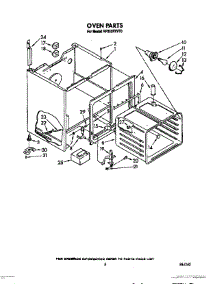 04 - Oven parts for Whirlpool Range RF363PXVT0 from AppliancePartsPros.com