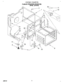05 - Oven parts for Whirlpool Range RF363PXDW0 from AppliancePartsPros.com