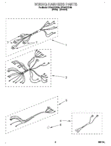 06 - Wiring Harness, Lit / Optional parts for Whirlpool Range RF363PXDW0 from AppliancePartsPros.com