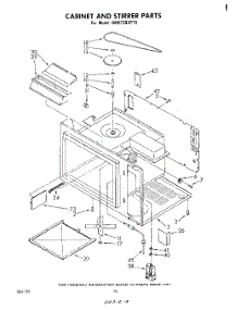09 - Cabinet And Stirrer , Literature parts for Whirlpool Range RM973BXPT0 from AppliancePartsPros.com