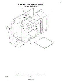 13 - Cabinet And Hinge parts for Whirlpool Range RM973BXPT0 from AppliancePartsPros.com