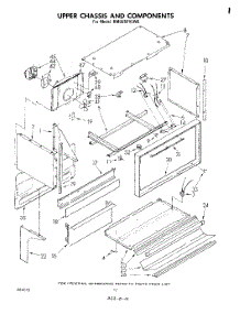 06 - Upper Chassis And Components parts for Whirlpool Range RM955PXLW0 from AppliancePartsPros.com