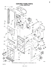 07 - Control Panel parts for Whirlpool Range RM955PXLW0 from AppliancePartsPros.com