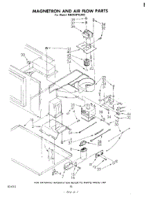 09 - Magnetron And Air Flow parts for Whirlpool Range RM955PXLW0 from AppliancePartsPros.com