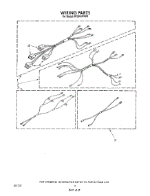 07 - Wiring Harness parts for Whirlpool Range RF3365XVW0 from AppliancePartsPros.com