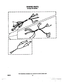 07 - Wiring parts for Whirlpool Range RF3100XVW0 from AppliancePartsPros.com