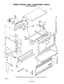 07 - Upper Chassis And Component parts for Whirlpool Range RM955PXPW1 from AppliancePartsPros.com