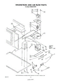 08 - Magnetron And Air Flow parts for Whirlpool Range RM955PXPW1 from AppliancePartsPros.com