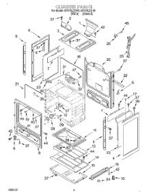 04 - Chassis parts for Whirlpool Range SF370LEGN0 from AppliancePartsPros.com
