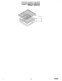07 - Oven Rack, Literature parts for Whirlpool Range SF365BEYW4 from AppliancePartsPros.com