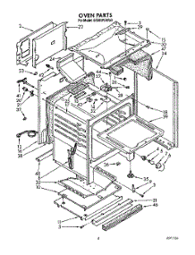 06 - Oven parts for Whirlpool Range SF385PEWW2 from AppliancePartsPros.com