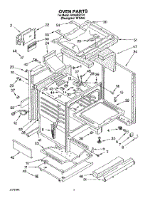 05 - Oven parts for Whirlpool Range SF365BEYQ4 from AppliancePartsPros.com