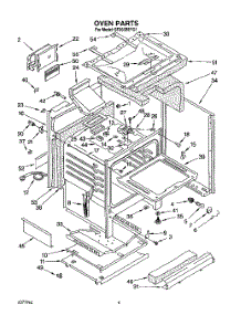 06 - Oven parts for Whirlpool Range SF365BEYQ1 from AppliancePartsPros.com