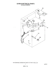 05 - Oven Electrical parts for Whirlpool Range SF365BEPW7 from AppliancePartsPros.com