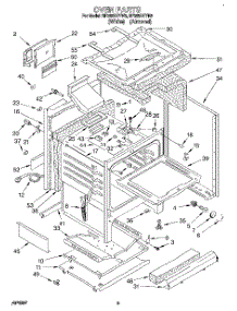 05 - Oven parts for Whirlpool Range SF365BEYW3 from AppliancePartsPros.com