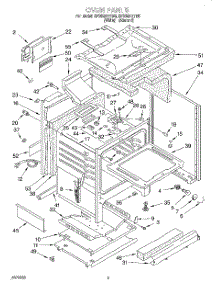 05 - Oven parts for Whirlpool Range SF365BEYW6 from AppliancePartsPros.com