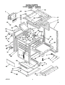 05 - Oven parts for Whirlpool Range SF365BEYW1 from AppliancePartsPros.com