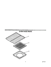 07 - Oven Rack, Lit / Optional parts for Whirlpool Range SF385PEWW3 from AppliancePartsPros.com