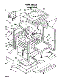 05 - Oven parts for Whirlpool Range SF365BEYQ2 from AppliancePartsPros.com
