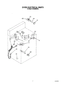 05 - Oven Electrical parts for Whirlpool Range SF365BEWW3 from AppliancePartsPros.com