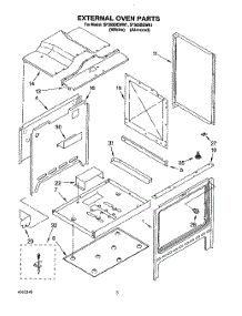 02 - External Oven parts for Whirlpool Range SF365BEWN1 from AppliancePartsPros.com