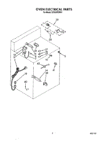 05 - Oven Electrical parts for Whirlpool Range SF395PEWW1 from AppliancePartsPros.com