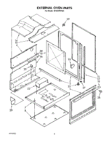 03 - External Oven parts for Whirlpool Range SF395PEPW4 from AppliancePartsPros.com
