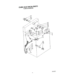 05 - Oven Electrical parts for Whirlpool Range SF395PEPW4 from AppliancePartsPros.com