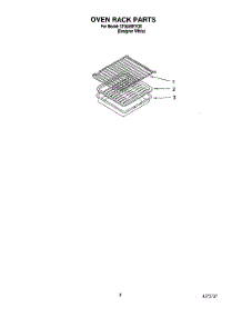 07 - Oven Rack, Literature parts for Whirlpool Range SF365BEYQ6 from AppliancePartsPros.com