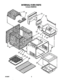 Internal Oven parts for Whirlpool Range SF395PEPW3 from AppliancePartsPros.com