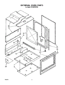 03 - External Oven parts for Whirlpool Range SF395PEPW0 from AppliancePartsPros.com