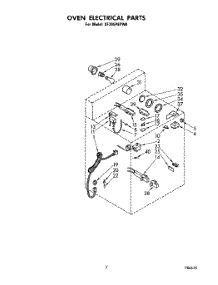 05 - Oven Electrical parts for Whirlpool Range SF395PEPW0 from AppliancePartsPros.com