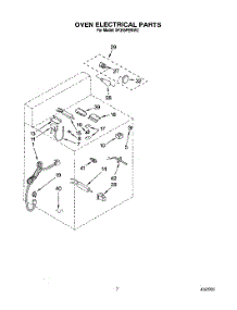 05 - Oven Electrical parts for Whirlpool Range SF395PEWW2 from AppliancePartsPros.com