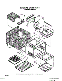 03 - Internal Oven parts for Whirlpool Range SF365BEPW0 from AppliancePartsPros.com