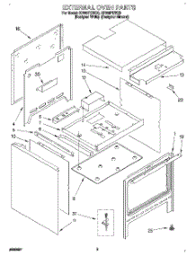 02 - External Oven parts for Whirlpool Range SF380PEWQ0 from AppliancePartsPros.com