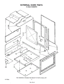 03 - External Oven parts for Whirlpool Range SF365BEPW1 from AppliancePartsPros.com
