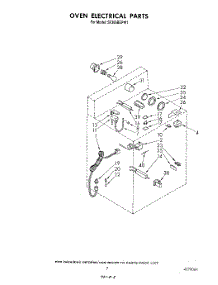 05 - Oven Electrical parts for Whirlpool Range SF365BEPW1 from AppliancePartsPros.com