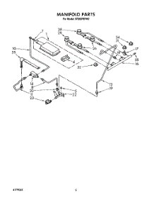 04 - Manifold parts for Whirlpool Range SF395PEPW2 from AppliancePartsPros.com