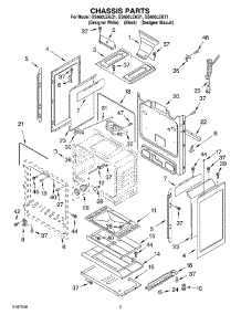 04 - Chassis parts for Whirlpool Range GS460LEKB1 from AppliancePartsPros.com
