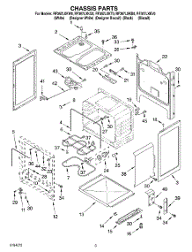 03 - Chassis parts for Whirlpool Range RF367LXKQ0 from AppliancePartsPros.com